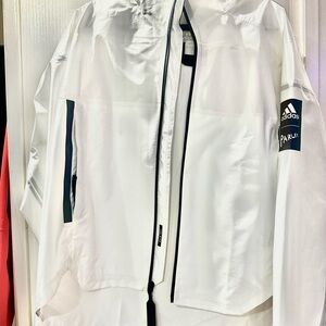 Adidas x Parley Rain.RDY MyShelter Jacket XL White Waterproof